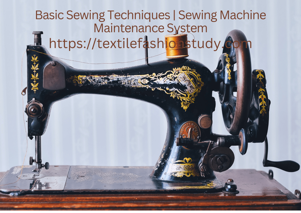 Sewing Machine Maintenance System